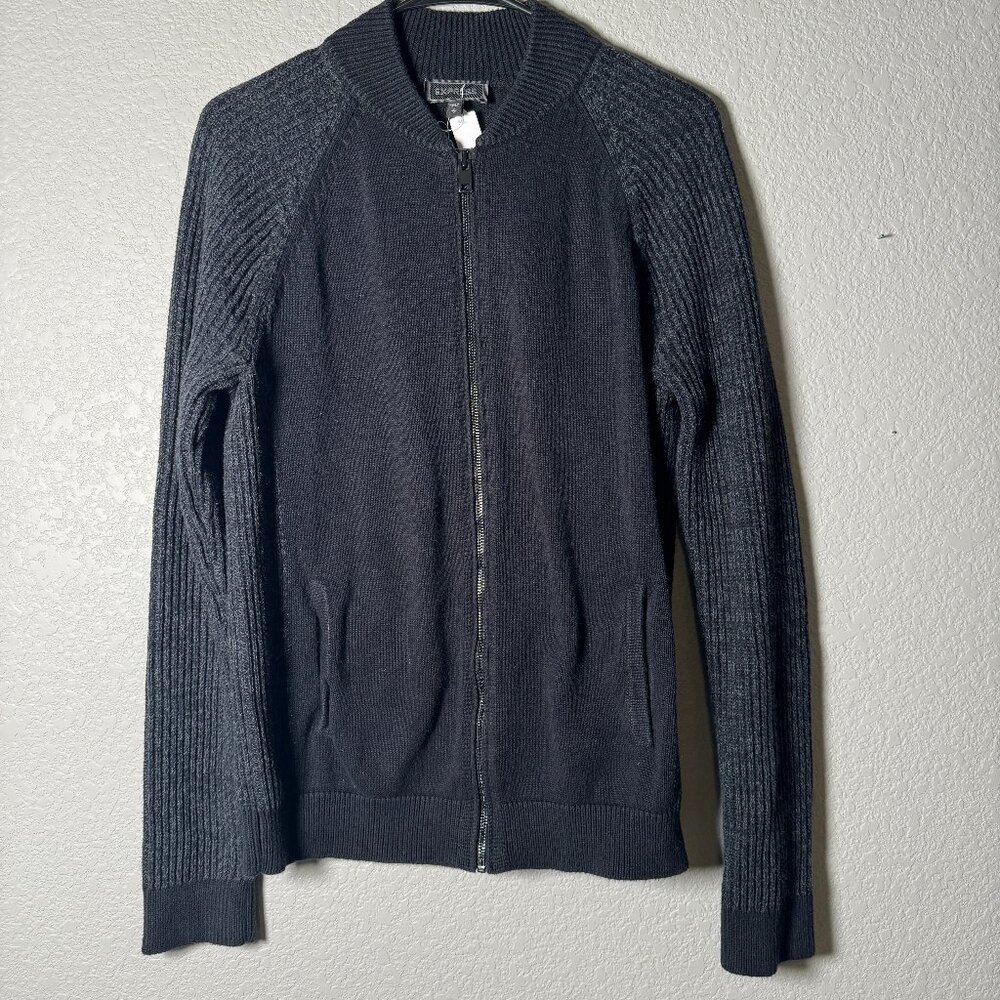 Mens Zip Up Cardigan Size Medium